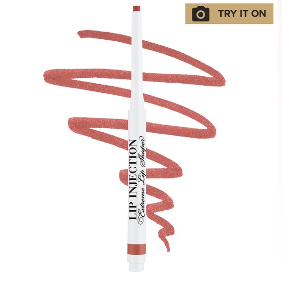 Too Faced Lip Injection Extreme Lip Shaper Liner Hot & Spicy a caramel nude 🍓 - Picture 1 of 11